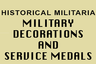 Historical Militaria Decorations